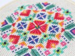 Scandinavian Meadow Modern DIY Cross Stitch Kit Scandinavian Meadow Modern DIY Cross Stitch Kit