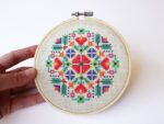 Scandinavian Meadow Modern DIY Cross Stitch Kit Scandinavian Meadow Modern DIY Cross Stitch Kit