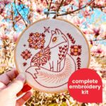 Scandinavian Fox Embroidery Kit Scandinavian Fox Embroidery Kit