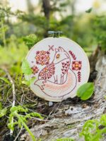 Scandinavian Fox Embroidery Kit Scandinavian Fox Embroidery Kit