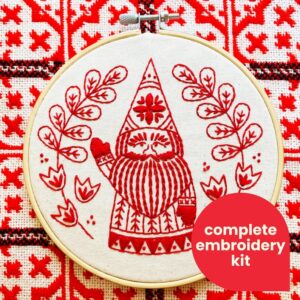 Nordic Gnome Embroidery Kit