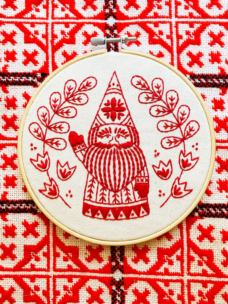 Nordic Gnome Embroidery Kit