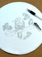 Northern Flicker Embroidery Kit Northern Flicker Embroidery Kit