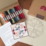 Swallows Flight Crewelwork Embroidery Kit Swallows Flight Crewelwork Embroidery Kit