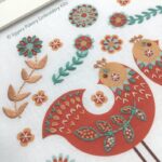 Folk Art Bird Embroidery Kit Folk Art Bird Embroidery Kit