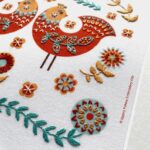 Folk Art Bird Embroidery Kit Folk Art Bird Embroidery Kit