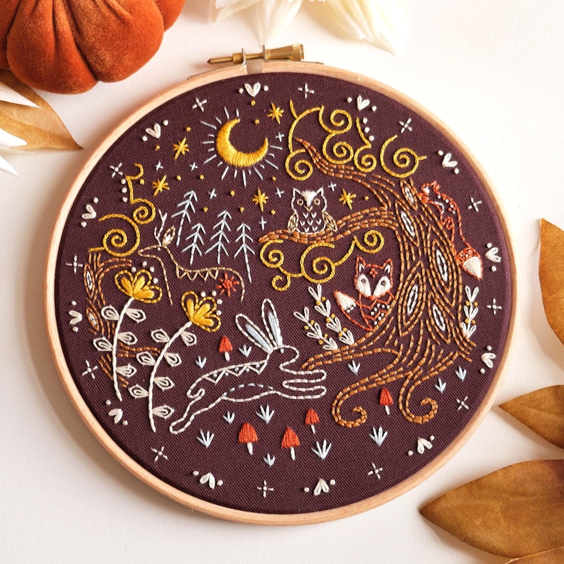 Scandinavian Wildwood Embroidery Kit Scandinavian Wildwood Embroidery Kit