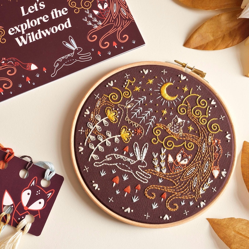 Scandinavian Wildwood Embroidery Kit