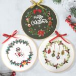 Merry Christmas Embroidery Kit Merry Christmas Embroidery Kit