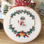 Merry Christmas Embroidery Kit Merry Christmas Embroidery Kit