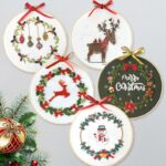 Merry Christmas Embroidery Kit Merry Christmas Embroidery Kit