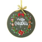 Merry Christmas Embroidery Kit Merry Christmas Embroidery Kit