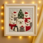 Christmas Polar Bears Embroidery Kit Christmas Polar Bears Embroidery Kit