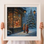 Festive Winter Evening Cross Stitch Kit Festive Winter Evening Cross Stitch Kit
