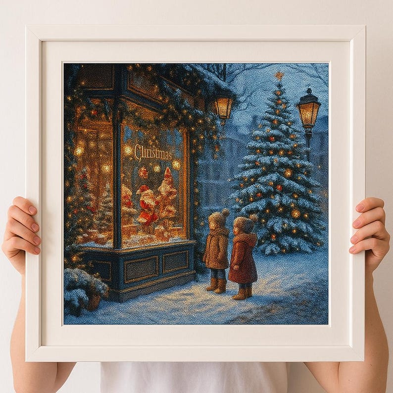 Festive Winter Evening Cross Stitch Kit