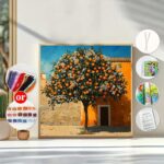 Orange Blossom Tree Cross Stitch Kit Orange Blossom Tree Cross Stitch Kit