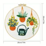 Plant Embroidery Kit for Beginners Plant Embroidery Kit for Beginners
