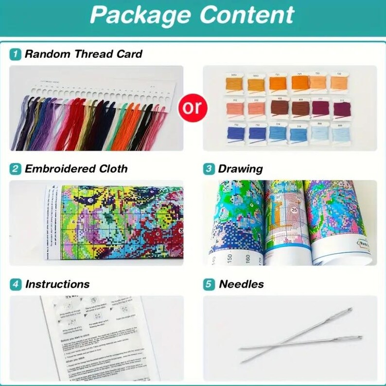 Cat in Flower Cross Stitch Kit