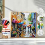 Rainbow Umbrella Cross Stitch Kit Rainbow Umbrella Cross Stitch Kit