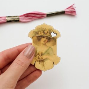 Retro Wooden Floss Bobbins
