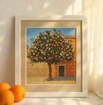 Orange Blossom Tree Cross Stitch Kit Orange Blossom Tree Cross Stitch Kit