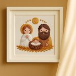 Peaceful Nativity Hoop Embroidery Kit Peaceful Nativity Hoop Embroidery Kit