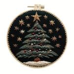 Christmas Tree Embroidery Kit Set Christmas Tree Embroidery Kit Set