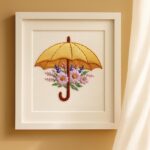 Floral Umbrella Embroidery Kit