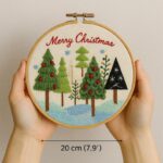 Mixed Stitch Christmas Embroidery Kit Mixed Stitch Christmas Embroidery Kit
