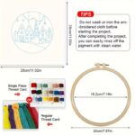 Winter Town Christmas Embroidery Kit