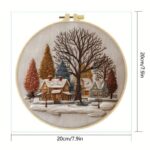 Cozy Winter Village Embroidery Kit Cozy Winter Village Embroidery Kit