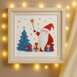 Santa Claus Christmas Embroidery Kit