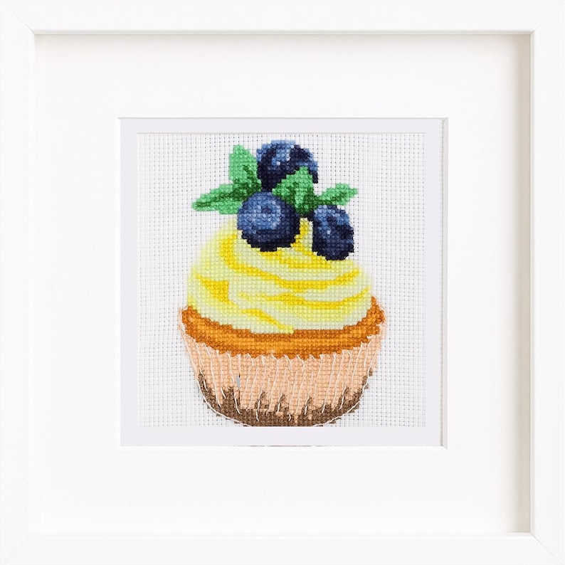Cupcake Cross Stitch Kit