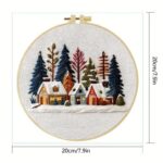 Cozy Winter Village Embroidery Kit Cozy Winter Village Embroidery Kit
