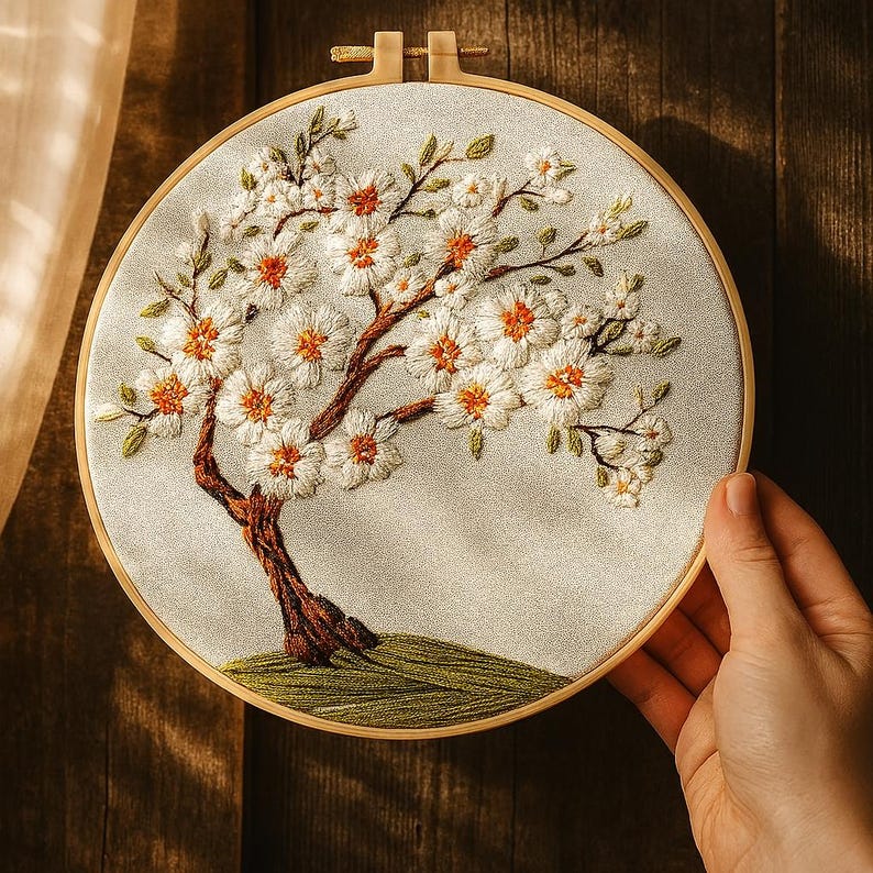 Blooming Tree Embroidery Kit