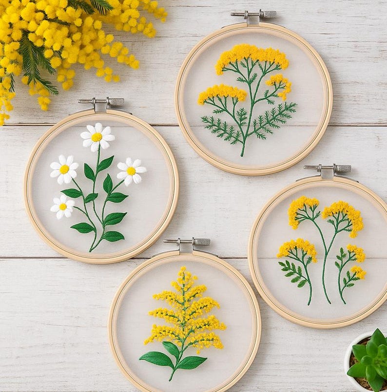 Floral Embroidery Starter Kit
