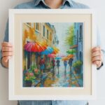 Rainbow Umbrella Cross Stitch Kit Rainbow Umbrella Cross Stitch Kit