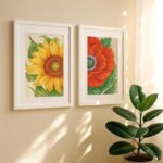 Sunflower Poppy Cross Stitch Kit Sunflower Poppy Cross Stitch Kit