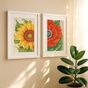Sunflower Poppy Cross Stitch Kit