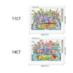 Wildflowers in Vase Cross Stitch Kit