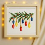 Christmas Garland Embroidery Kit Christmas Garland Embroidery Kit