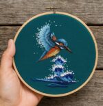 Kingfisher Embroidery Kit