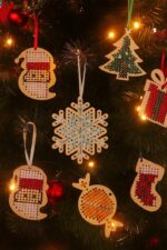 DIY Christmas Cross Stitch Ornaments Kit DIY Christmas Cross Stitch Ornaments Kit
