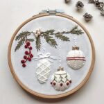 Christmas Ornament Embroidery Kit