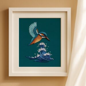 Kingfisher Embroidery Kit