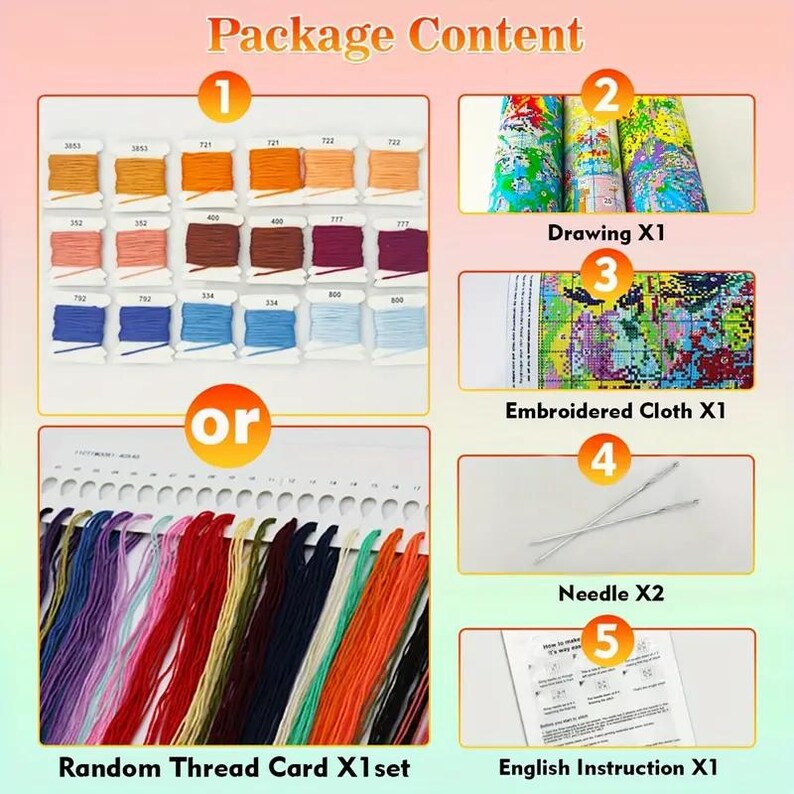 Surprised Cat Cross Stitch Kit