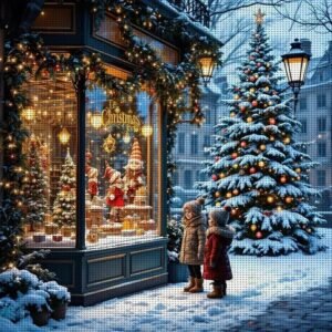 Festive Winter Evening Cross Stitch Kit