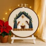 Nativity Scene Christmas Embroidery Kit Nativity Scene Christmas Embroidery Kit