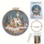 Cozy Winter Cottage Embroidery Kit Cozy Winter Cottage Embroidery Kit