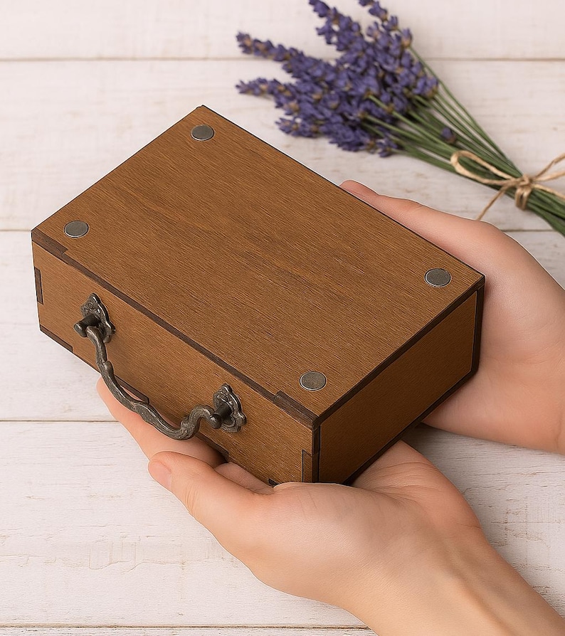 Wooden Embroidery Floss Organizer Box